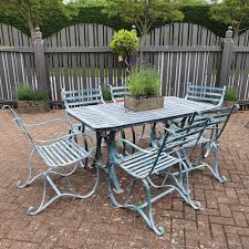 Looking to make your outdoor seating more comfortable? Buy Verdigris Garden Dining Sets For 6 And 8 Handmade English Iron Garden Furniture Burford Garden Company