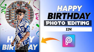 happy birthday banner photo editing