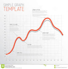 Infographic Line Graph Template Stock Vector Illustration