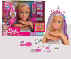 barbie glitter hair deluxe styling head