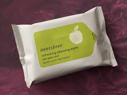 innisfree cleansing wipes with apple