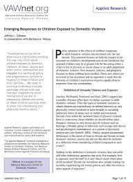 Domestic violence in Australia   an overview of the issues     American SPCC