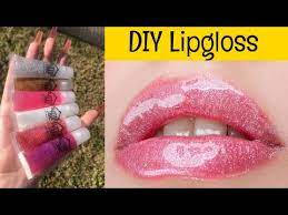 how to make glitter lip gloss at home