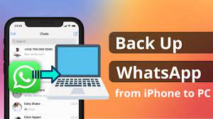 to backup whatsapp from iphone to pc
