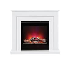 Electric Fireplace Glass Fire Finish