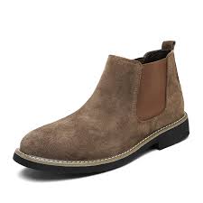 Easily among the most fluid mainstays of men's footwear, the chelsea boot has enjoyed a renewed ubiquity seen in its integration into the latest menswear collections. Banda Antideslizante De Gamuza Para Hombre Con Unos Botines Chelsea Resistentes Al Deslizamiento Suave Newchic
