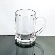 Sublimation Custom Glass Beer Mug Clear