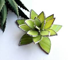 3d Stained Glass Succulent Decor Gifts