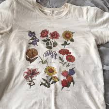 Urban Outfitters Flower Chart Tee