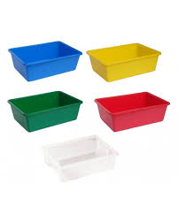 rainbow storage bins large x10
