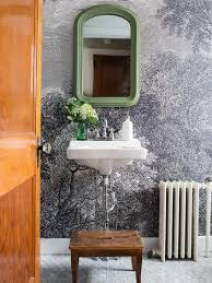 how to install wallpaper in a bathroom