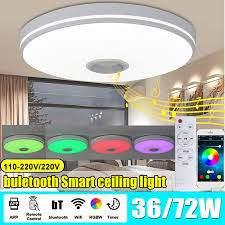 Since you will use these lights on a day to day basis, it is important choose the right one for your room. Buy 72w 36w 220v 110 220v Smart Music Led Ceiling Lights Rgb Dimmable App Wifi Remote Control Modern Bluetooth Light Bedroom Lamps Ceiling Lamp At Affordable Prices Free Shipping Real Reviews With Photos