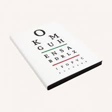 Signature Eye Chart Grid Notebook A5 White