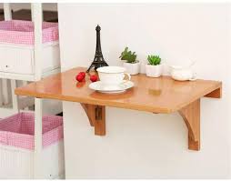 simple modern wall hanging dining table