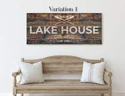 Lake House Decor For Wall Custom Lake