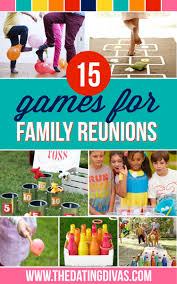 family reunion ideas and games