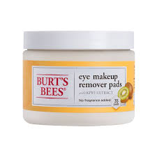 burt s bees eye makeup remover pad