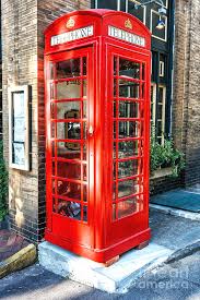 London phone booth by luis infante: Vintage British Telephone Booth In Savannah Photograph By John Rizzuto
