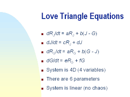 Love Triangle Equations