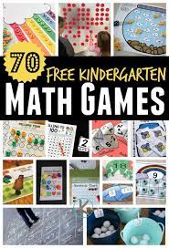 Free games for building math fact fluency. 70 Free Kindergarten Math Games