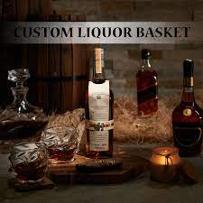 custom liquor gift baskets liquor