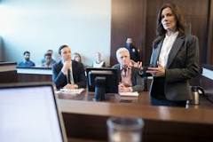 Image result for what is the difference between defence lawyer and public prosecutor