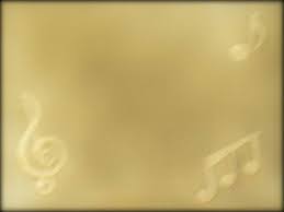 Gold Music Frames Ppt Backgrounds For Powerpoint Templates Gold