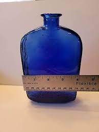 Rare Vintage European Cobalt Blue Glass