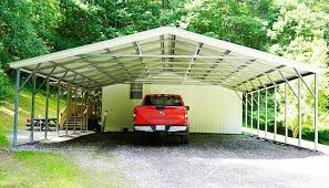 Compare click to add item versatube® extension kit to the compare list. Triple Wide Carports Three Car Carports 3 Car Metal Carports For Sale