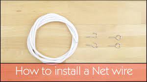 how to fit net curtains wire woodyatt