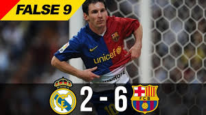 Real madrid vs barcelona el clasico 2021 score: First Time Lionel Messi As False 9 Barcelona Killed Real Madrid 6 2 Youtube