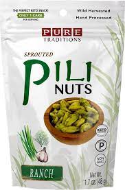 sprouted pili nuts certified paleo and