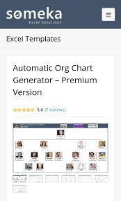 Www Someka Net Excel Template Automatic Organizational Chart