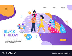 Total Sale On Black Friday Landing Page Template