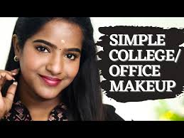 office makeup for dusky skin tamil