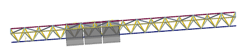 optimizing beam radii in a truss using