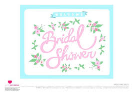 Free Wedding Shower Templates Lovely Bridal Shower Welcome Sign