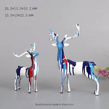 As an amazon associate i earn from qualifying on this page we're going to look at the resin figures that have a bronze like patina to them. China Bright Coloured Resin Moose Mother And Son Statues Spray Colors Painting China Figurine Art And Home Gifts Price