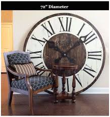 Giant Wall Clock Large Office Wall Art