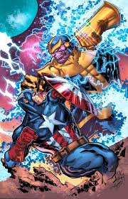 Trump presidency deepens clash within: Captain America Vs Thanos Infinity War By Heagsta Marvel Comic Universe Superhero Comic Comic Art