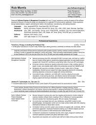 Resume Template Sample Resume Senior Software Engineer Diacoblog Com