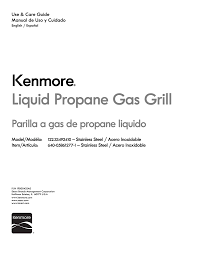 Kenmore 4 Burner All Stainless Steel Gas Grill With Searing