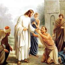 Resultado de imagem para jesus curando os enfermos