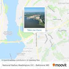 national harbor by bus or metro