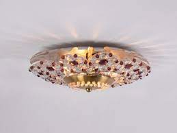 Small French Flush Mount Ceiling Light