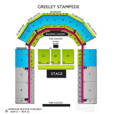 76 Organized Greeley Stampede Seating Map