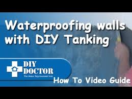 droofing walls with diy tanking
