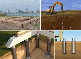 diffe types of pile foundation and