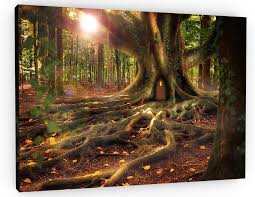 Mystical Fairy Woodland Forest Tree