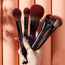 jessup 21pcs vegan makeup brushes set foundation brush powder concealer eyeshadow blusher synthetic hair black
